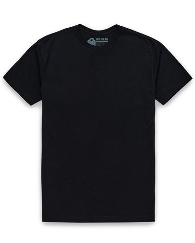 Basic Tee - Non-Branded-Black-Reg-Regular-Mock--Model---M