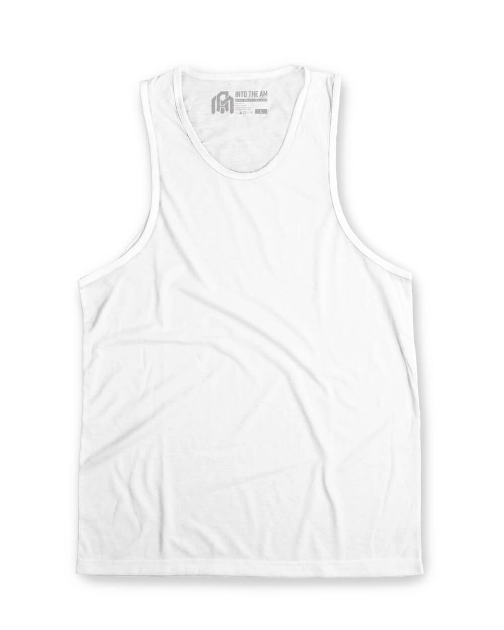 Tank-White-Regular-Mock--Model---L