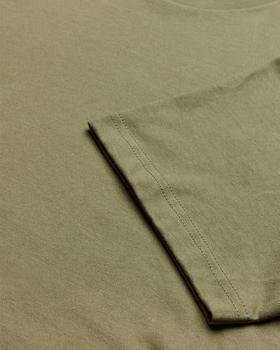 Heavyweight Tee-Light Olive-Detail2--Alex---M-Regular