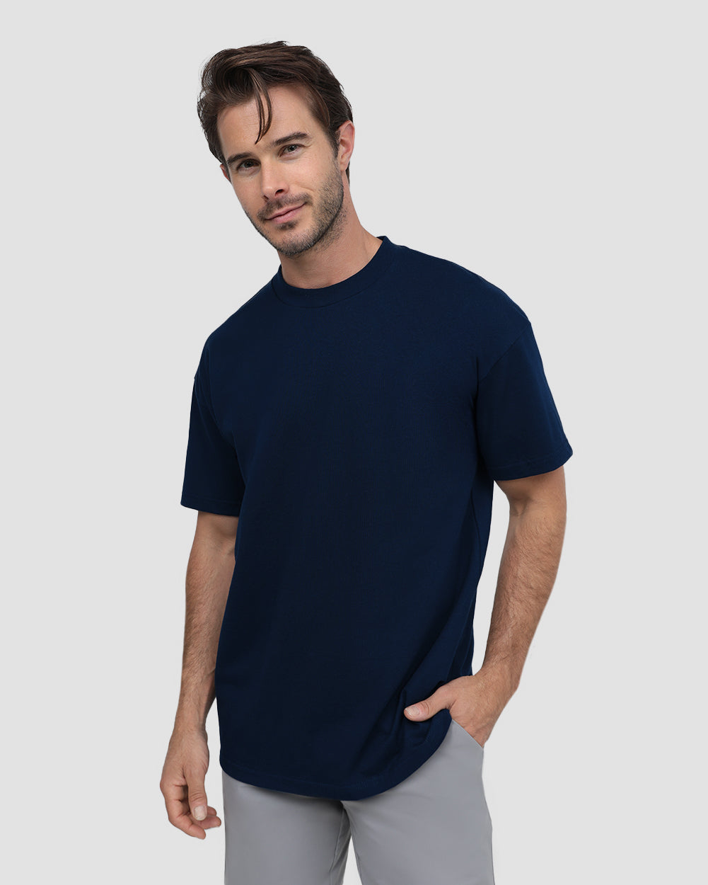Heavyweight Tee-Navy-Front--Alex---M-Regular
