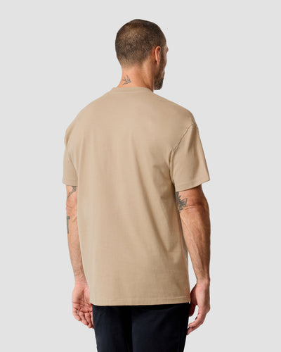 Heavyweight Tee-Tan-Back--Zac---L-Regular