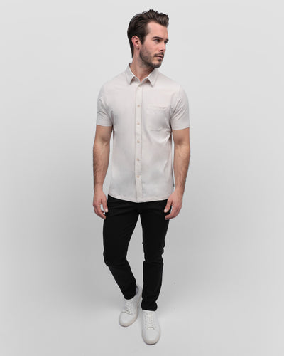 Button Up - Non-Branded-Beige-Full--Alex---M