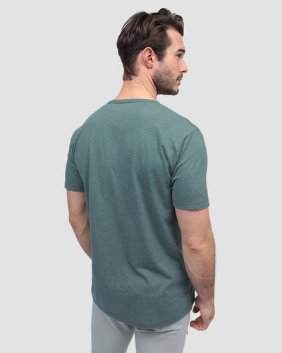Henley Tee - Non-Branded-Indigo-Back--Alex---M