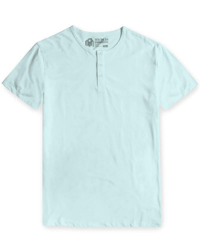 Henley Tee - Non-Branded-Light Blue-Regular-Mock--Alex---M