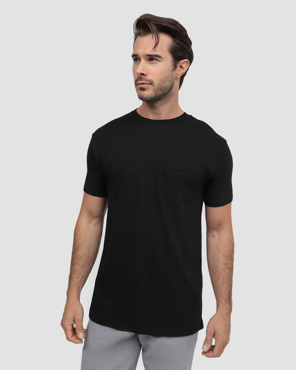 Pocket Tee-Black-Regular-front