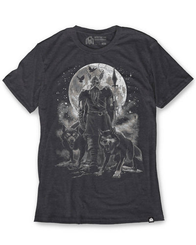 Nordic Howl Tee-Charcoal-Regular-Mock--Model---L