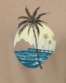 Palm Peak Tee-Heather Tan-Regular-Detail--Model---L