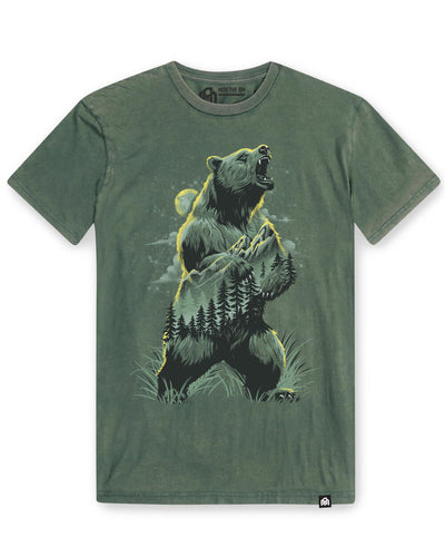 Primal Pines Vintage Tee-Vintage Royal Pine-Regular-Mock--Model---L