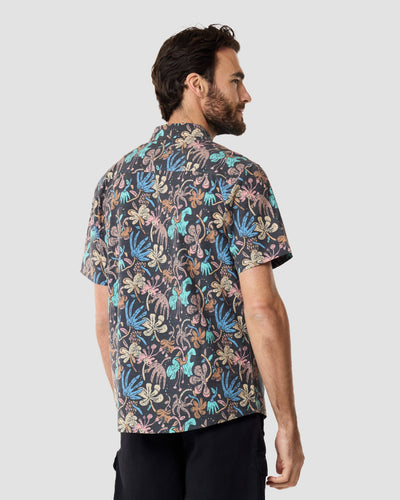 Relaxed Button Up - Non-Branded-Colorful Floral-Regular-Back--Clayton---M