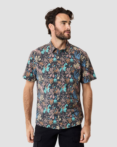 Relaxed Button Up - Non-Branded-Colorful Floral-Regular-Front2--Clayton---M