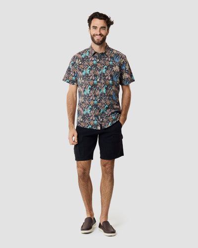 Relaxed Button Up - Non-Branded-Colorful Floral-Regular-Full--Clayton---M