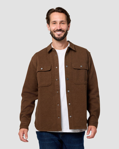 Sierra Shirt Jacket-Brown-Regular-Front2--Model---L