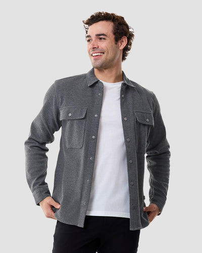 Sierra Shirt Jacket-Charcoal-Regular-Front2--Chase---M