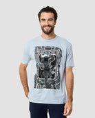 Space Port Vintage Tee-Vintage Stonewash Denim-Regular-Front--Model---L