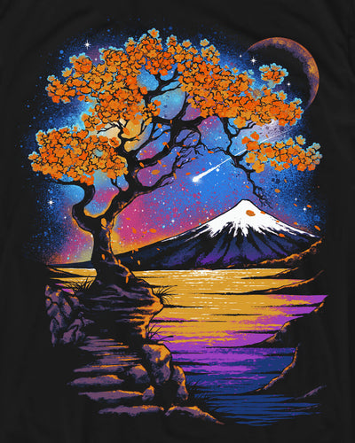 Starry Canopy Tee-Black-Regular-Swatch--Model---L