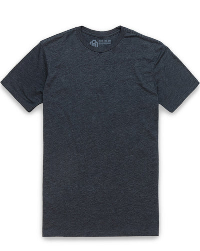 Basic Tee - Non-Branded-Charcoal-Tall-Regular-Mock--Model---M