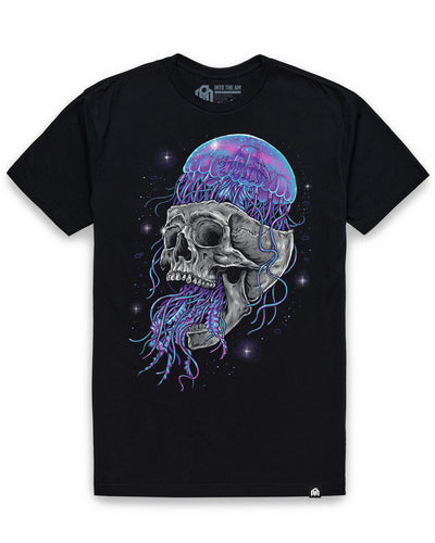 Tidal Mind Glow-in-the-Dark Tee-Black-Regular-Mock--Model---L