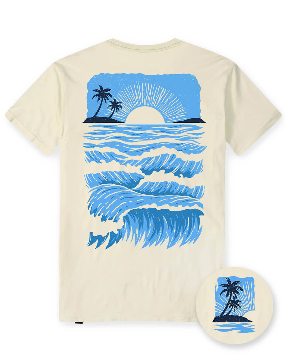 Tidal Rise Vintage Tee-Vintage Natural-Regular-Mock--Model---L