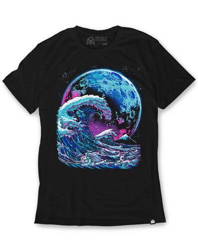 Tidal Surge Glow-in-the-Dark Tee-Black-Regular-Mock--Model---L