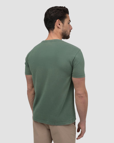 Tiki Trails Vintage Tee-Vintage Royal Pine-Regular-Back--Model---L