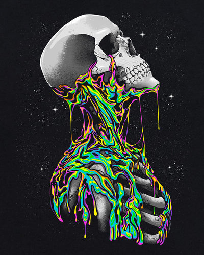 Toxic Dread II Tee-Black-Regular-Swatch--Model---L