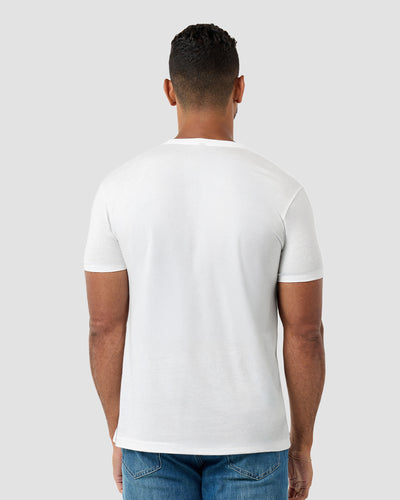 Tranquil Ascent Tee-White-Regular-Back--Model