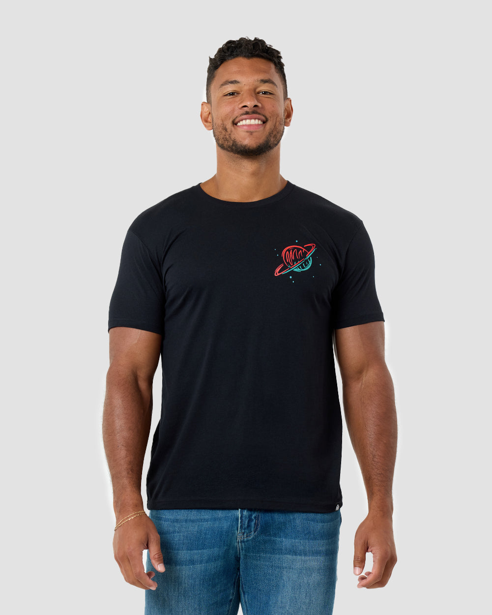 Universal Love II Glow-in-the-Dark Tee-Black-Regular-Front--Nico---L