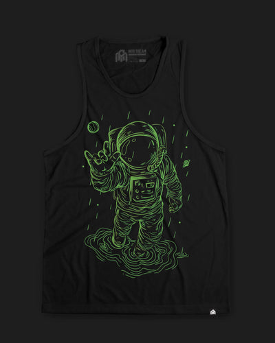 Universal Love Glow-in-the-Dark Tank-Black-Regular-Glow--Model---L
