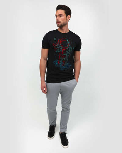 Universal Love Glow-in-the-Dark Tee-Black-Regular-Full--Model---L