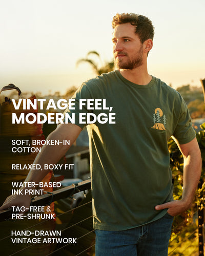 Evergreen Vintage Tee-allskus-usp-info