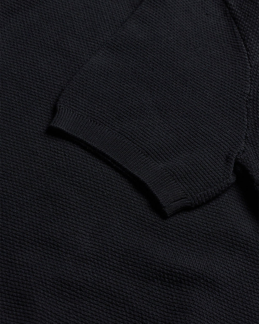 Vista Sweater Polo-Black-Regular-Front