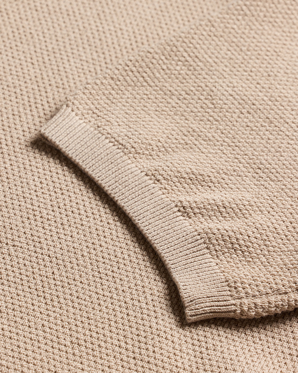 Vista Sweater Polo-Cream-Regular-Front