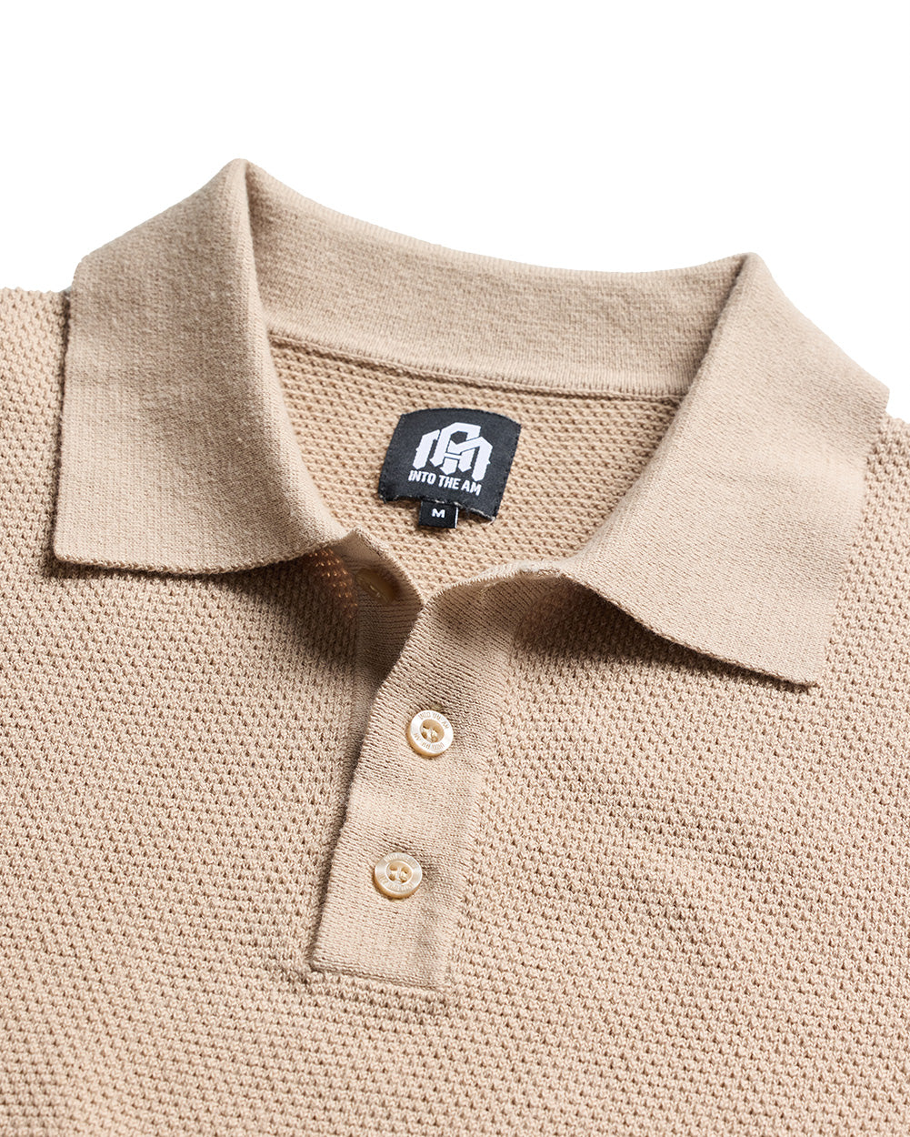Vista Sweater Polo-Cream-Regular-Front