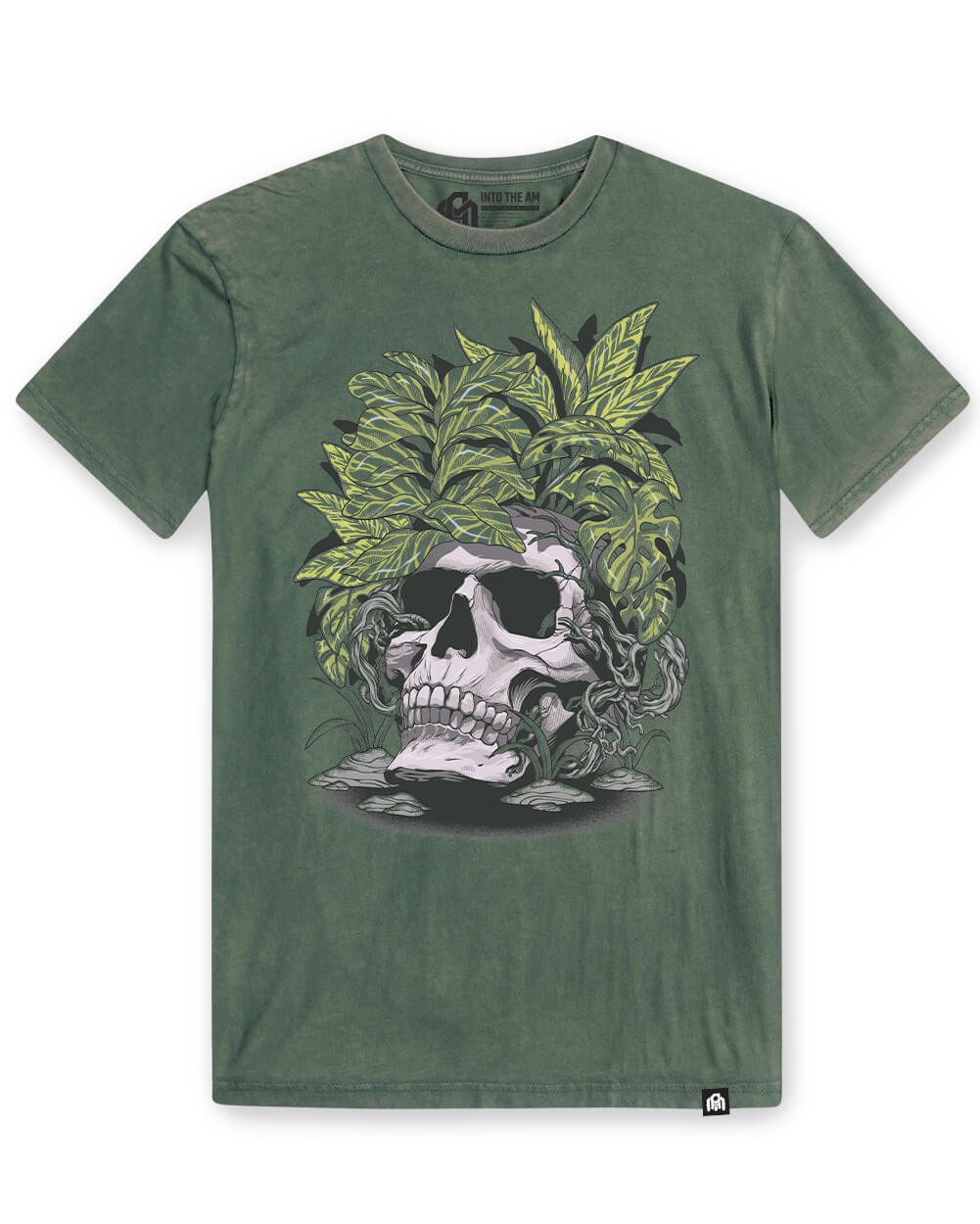 Wild Decay Vintage Tee-Vintage Royal Pine-Regular-Mock--Model---L