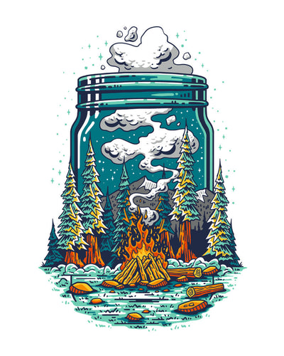 Wild Retreat Tank-White-Regular-Swatch--Model---L