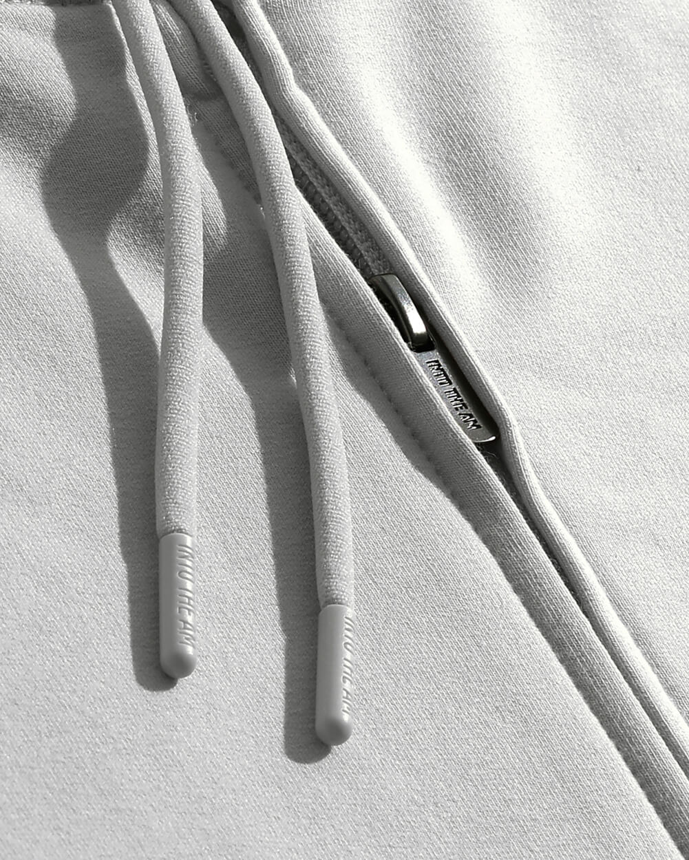 Zip-Up Hoodie - Non-Branded-Beige-Detail2