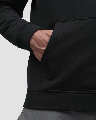 Zip-Up Hoodie - Non-Branded-Black-Detail1