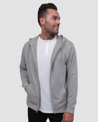 Zip-Up Hoodie - Non-Branded-Grey-Front2--Zach---L