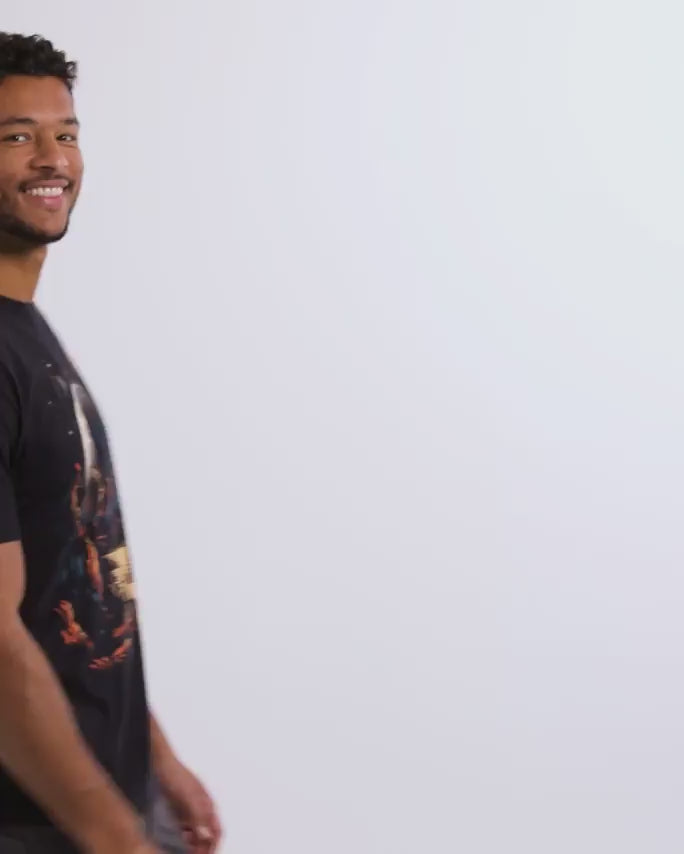 Beyond Horizons Vintage Tee-Vintage Black-Regular-Video--Model---L