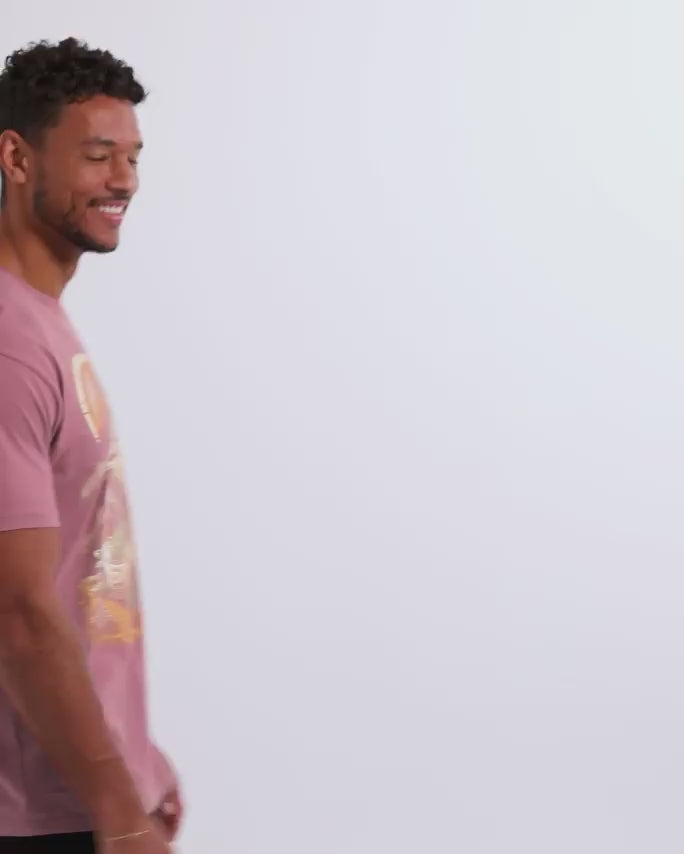 Space Flora Vintage Tee-Vintage Mauve-Regular-Video--Model---L