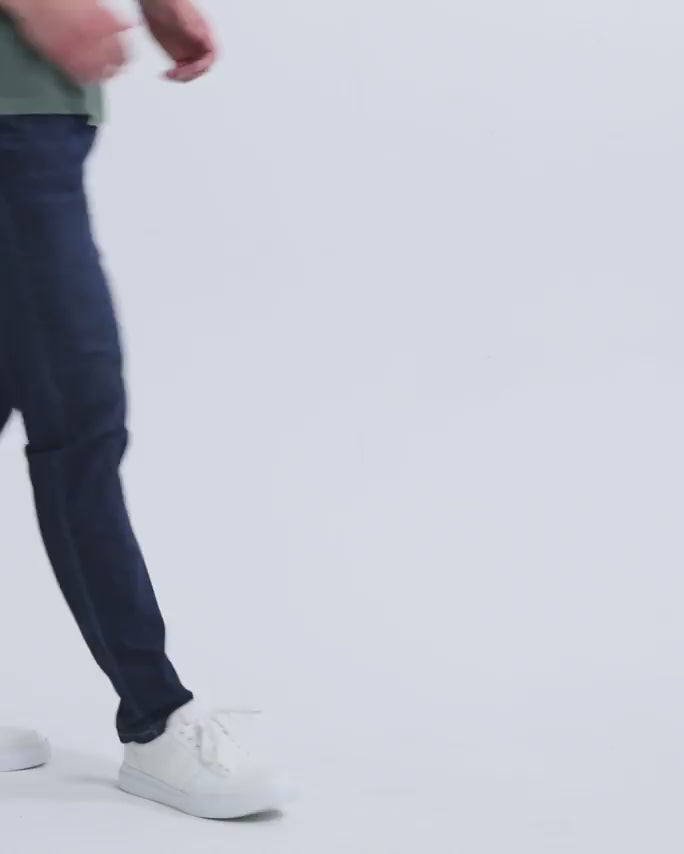 Legacy Stretch Denim Jeans-Dark Indigo-30"-Regular-Video