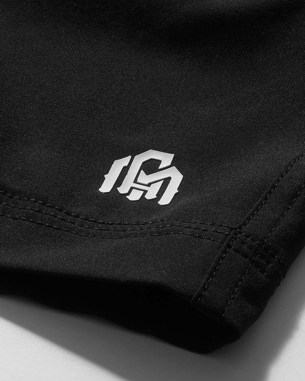 Basic Athletic Shorts-Black-Detail5