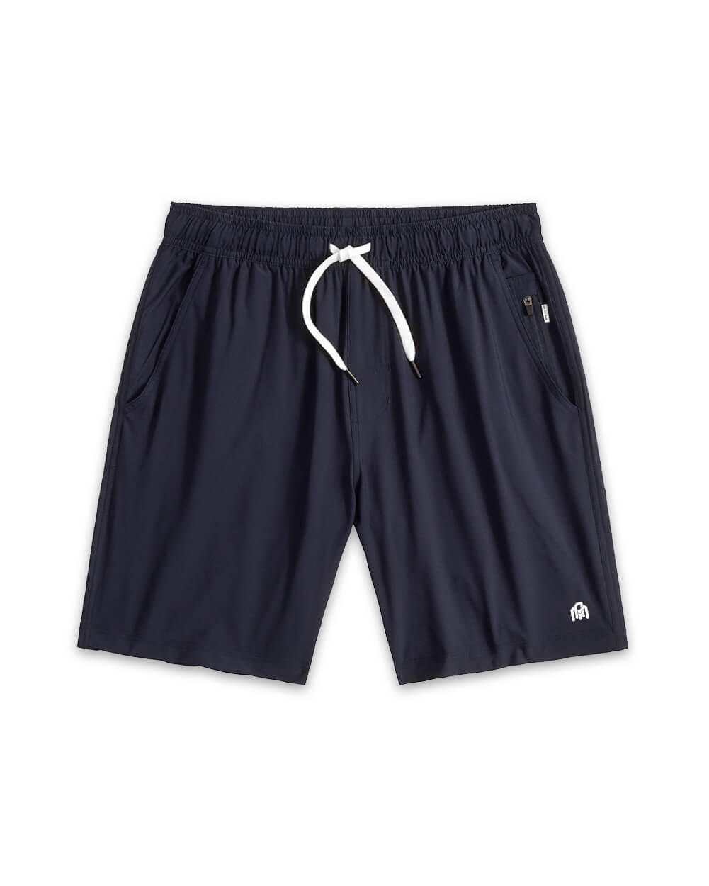 Basic Athletic Shorts-Navy-Mock