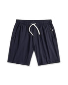 Essential Athletic Shorts-Navy-Front