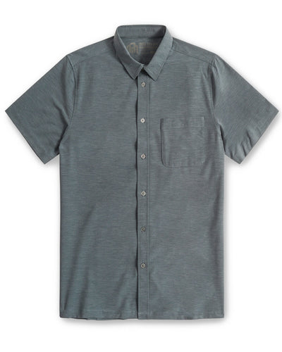 Essential Button Up-Indigo-Front
