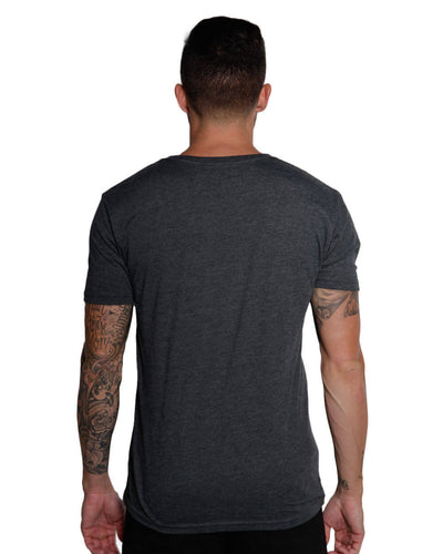 Basic V-Neck Tee-Charcoal-Back--Zack---L-Regular