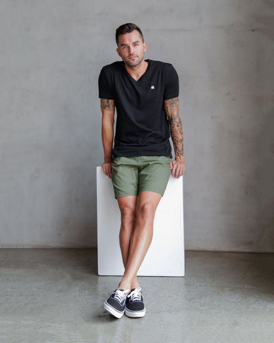 Basic V-Neck Tee-Black-Full--Zack---L-Regular