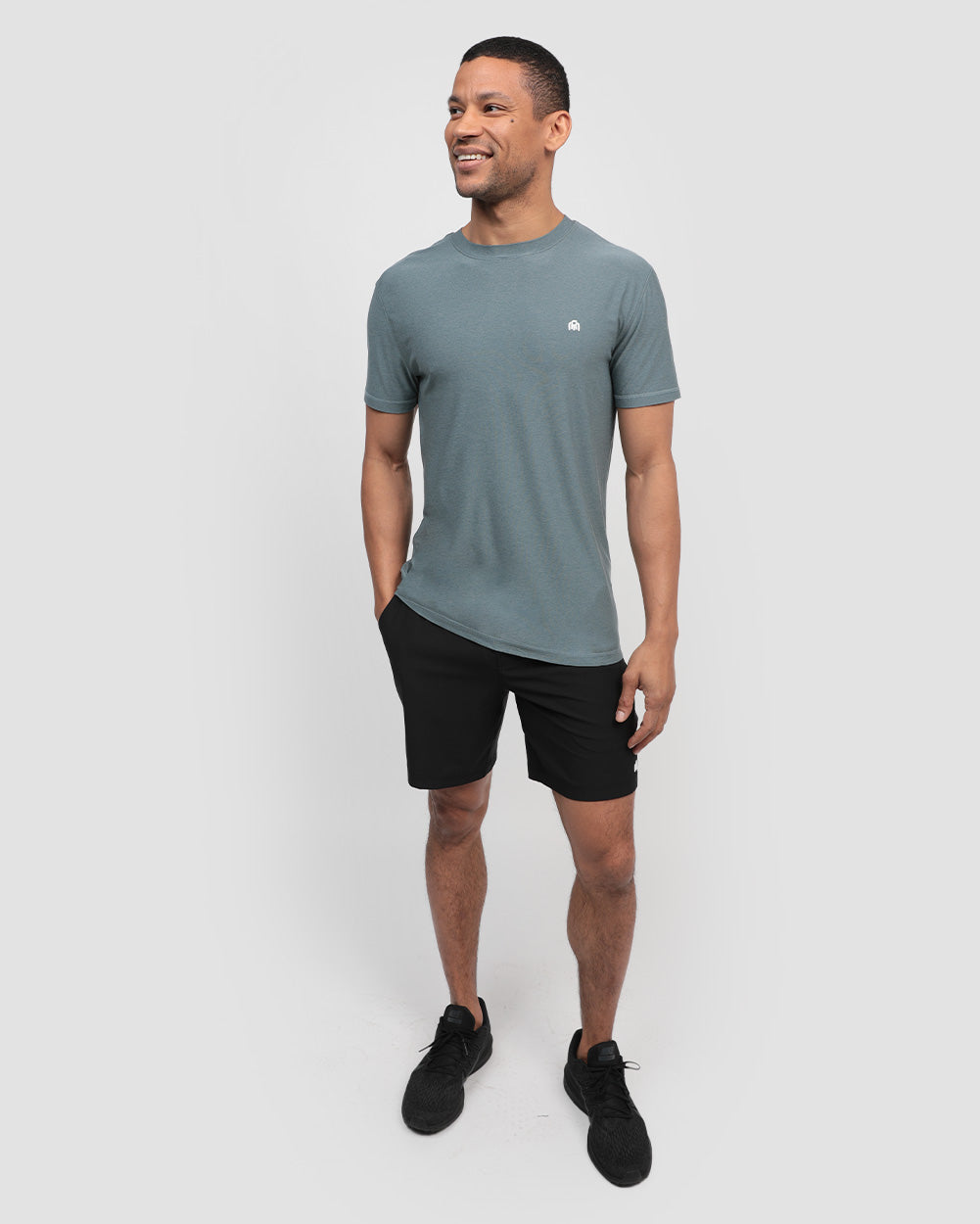 Active Tee-Indigo-Reg-Regular-Full--Model---L