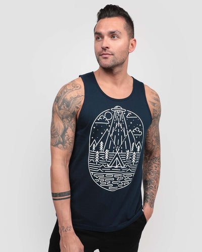 Overseer Tank-Navy-Regular-Front--Model---L