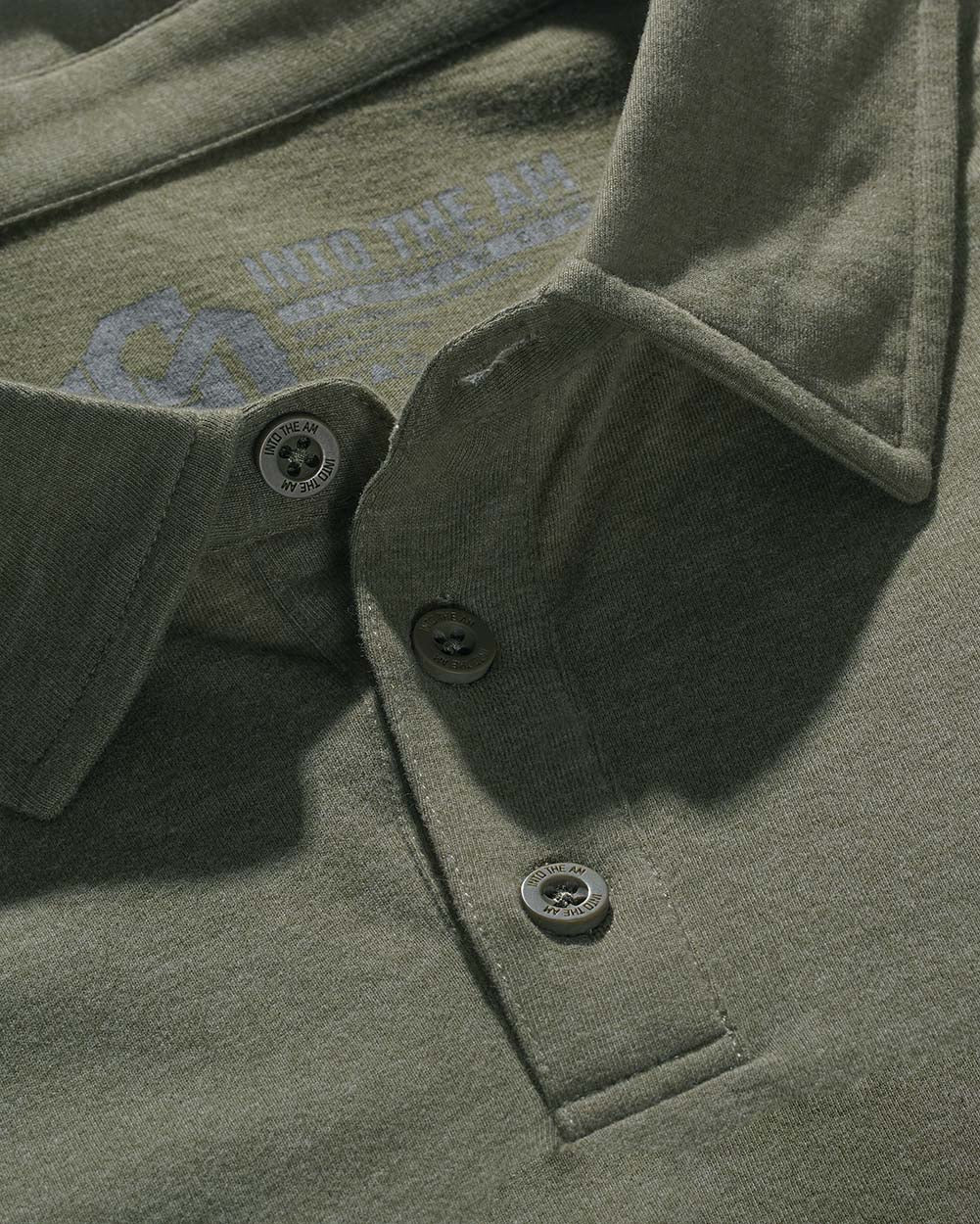 Basic Polo-Olive Green-Detail-Regular